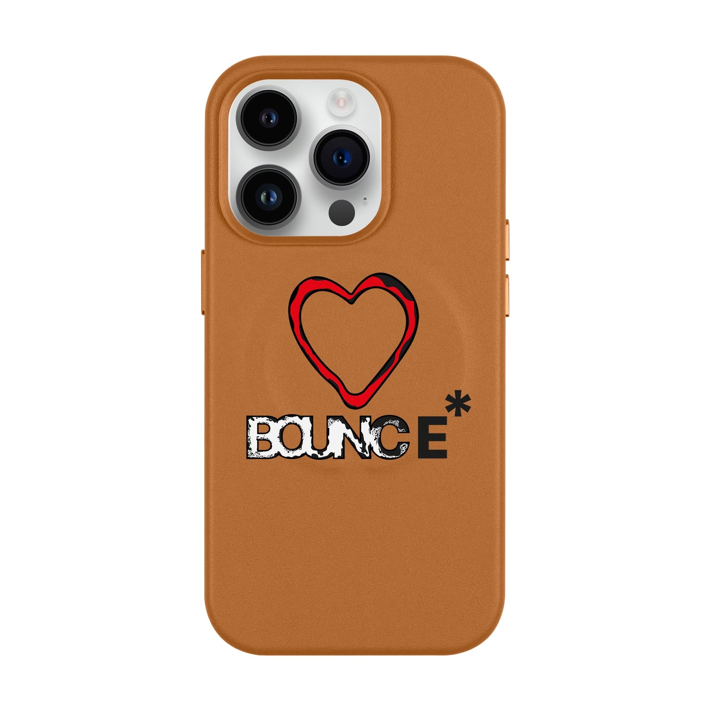 BOUNCE-Leather Kılıf MagSafe Özellikli - iPhone 14 Pro