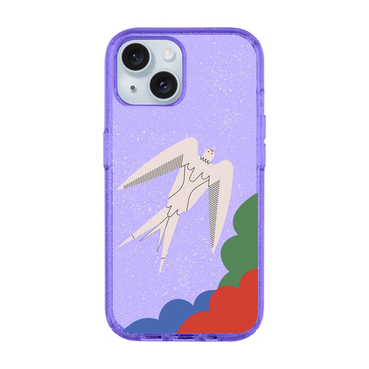 L’OISEAU LIBRE-iPhone 14 Plus Shiny Kılıf MagSafe Özellikli