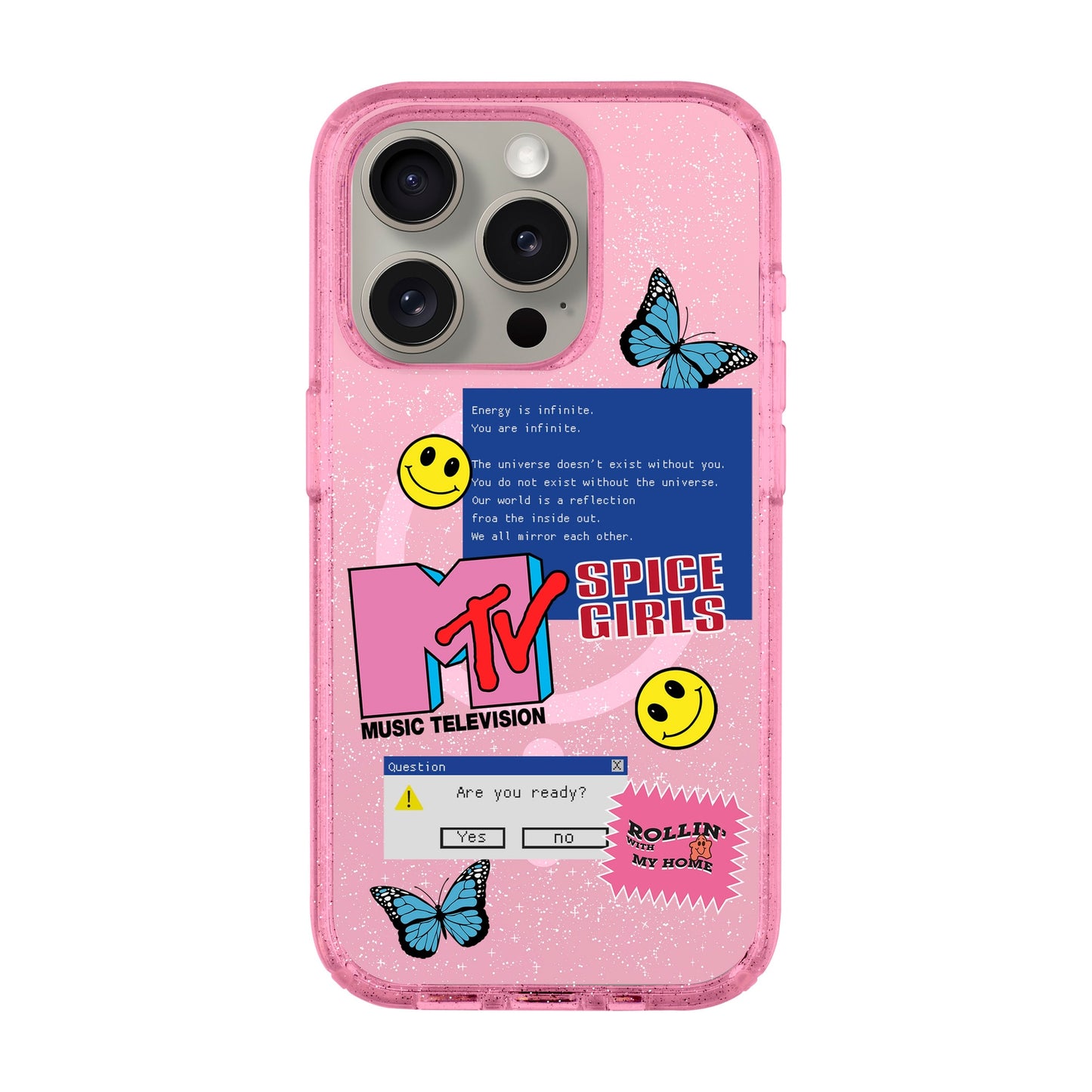 ARE YOU READY-Shiny Kılıf MagSafe Özellikli - iPhone 15 Pro