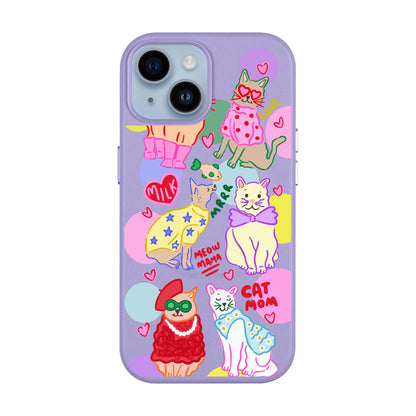 CAT MOM-Leather Kılıf MagSafe Özellikli - iPhone 13