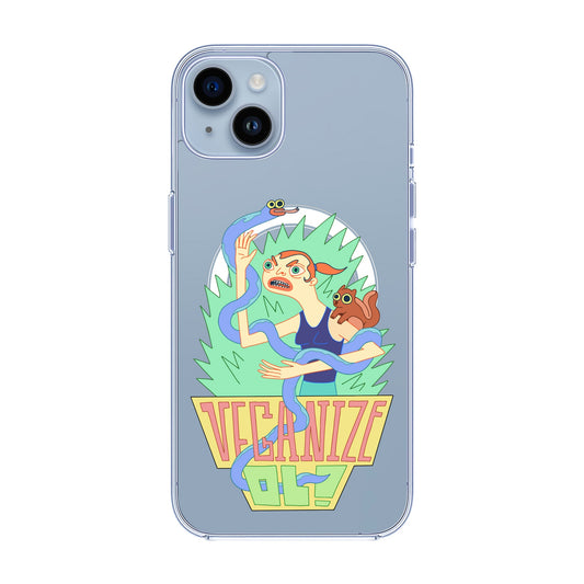 VEGANİZE-iPhone 14 Plus Solid Kılıf MagSafe Özellikli