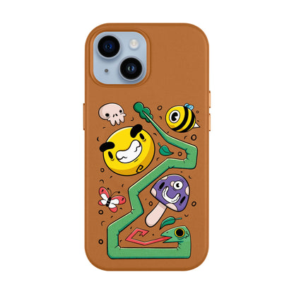 NADUR-Leather Kılıf MagSafe Özellikli - iPhone 13