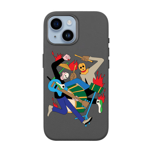 MONSTER MASH-iPhone 13 Leather Premium Kılıf MagSafe Özellikli