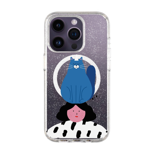NAUGHTY CAT-iPhone 14 Pro Shiny Kılıf MagSafe Özellikli
