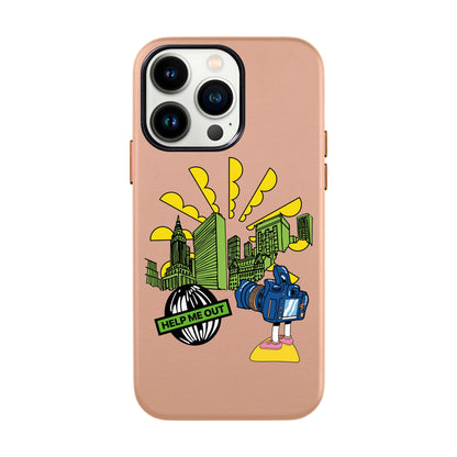 HELP ME OUT-iPhone 13 Pro Leather Kılıf