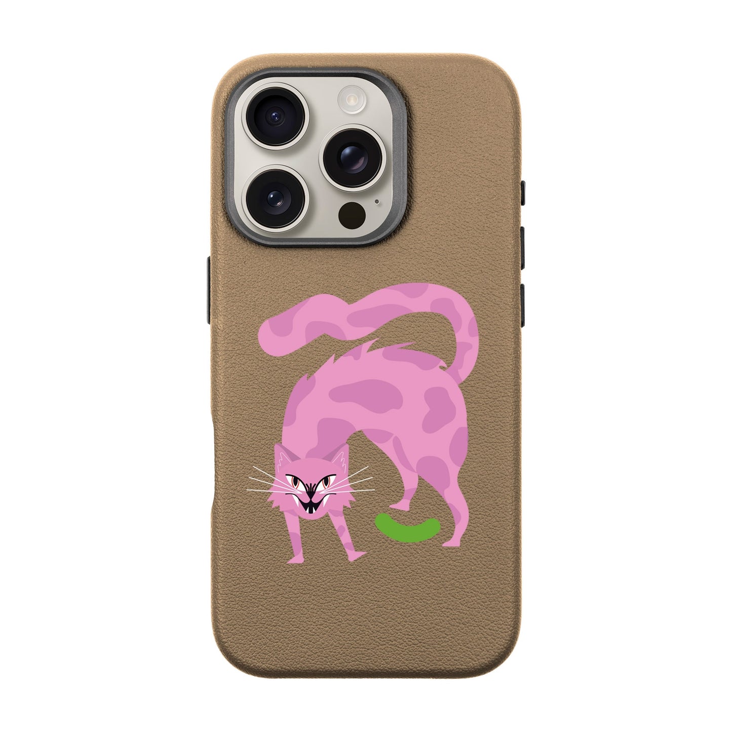 GRUMBLEPAWS-iPhone 16 Pro Leather Premium Kılıf MagSafe Özellikli