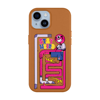 OG TOOTHY-Leather Kılıf MagSafe Özellikli - iPhone 13