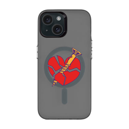 BROKEN HEART-iPhone 15 Hold Kılıf MagSafe Özellikli