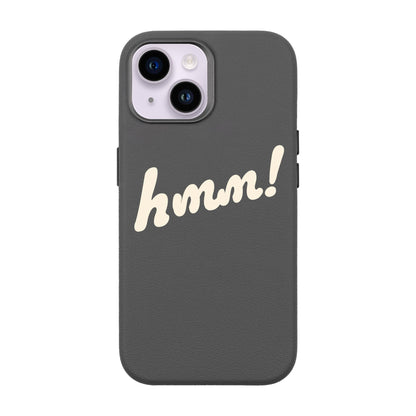 HMM-iPhone 14 Leather Premium Kılıf MagSafe Özellikli