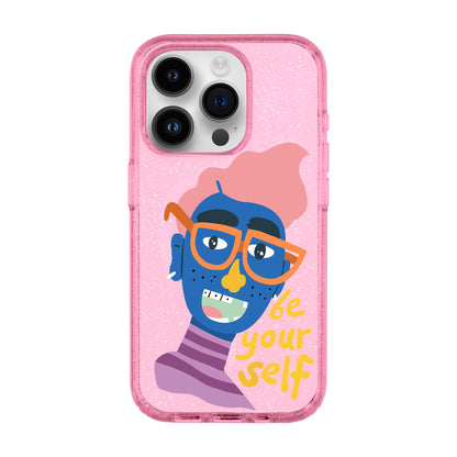BE YOUR SELF-iPhone 14 Pro Shiny Kılıf MagSafe Özellikli