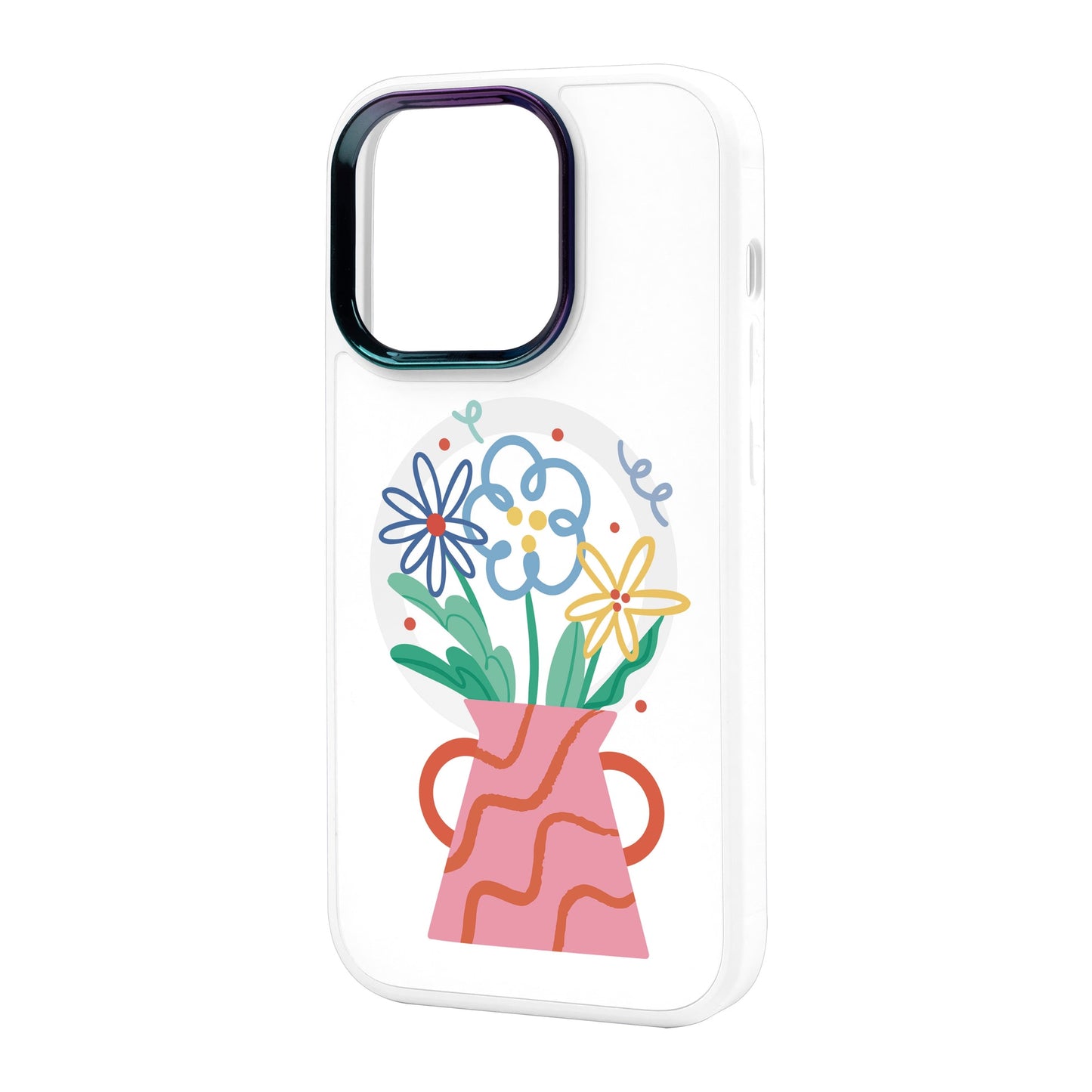 PINK VASE-Vigor Kılıf MagSafe Özellikli - iPhone 13