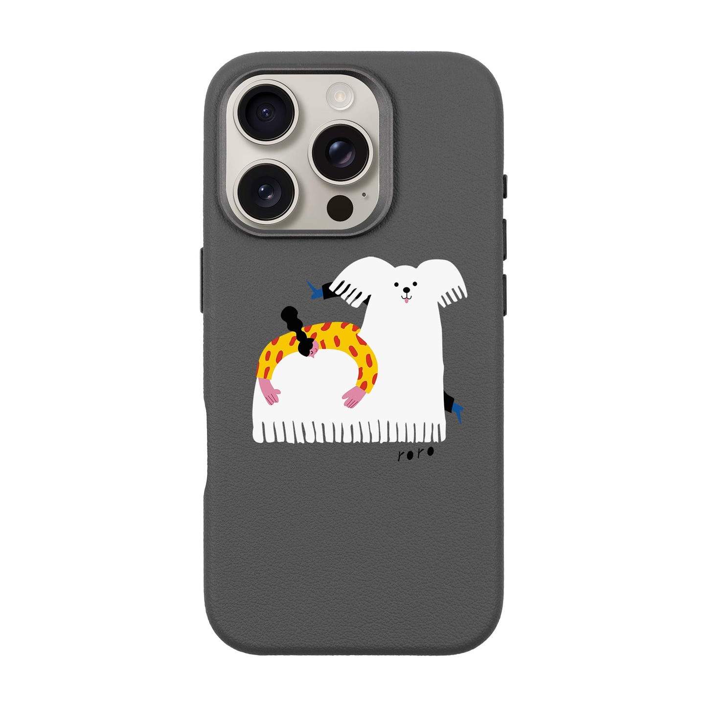 FANCY DOG-iPhone 16 Pro Leather Premium Kılıf MagSafe Özellikli