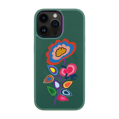 KNITTED FLOWER-iPhone 14 Pro Max Vigor Kılıf MagSafe Özellikli