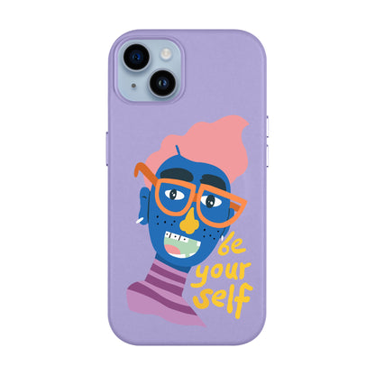 BE YOUR SELF-iPhone 14 Plus Leather Kılıf MagSafe Özellikli