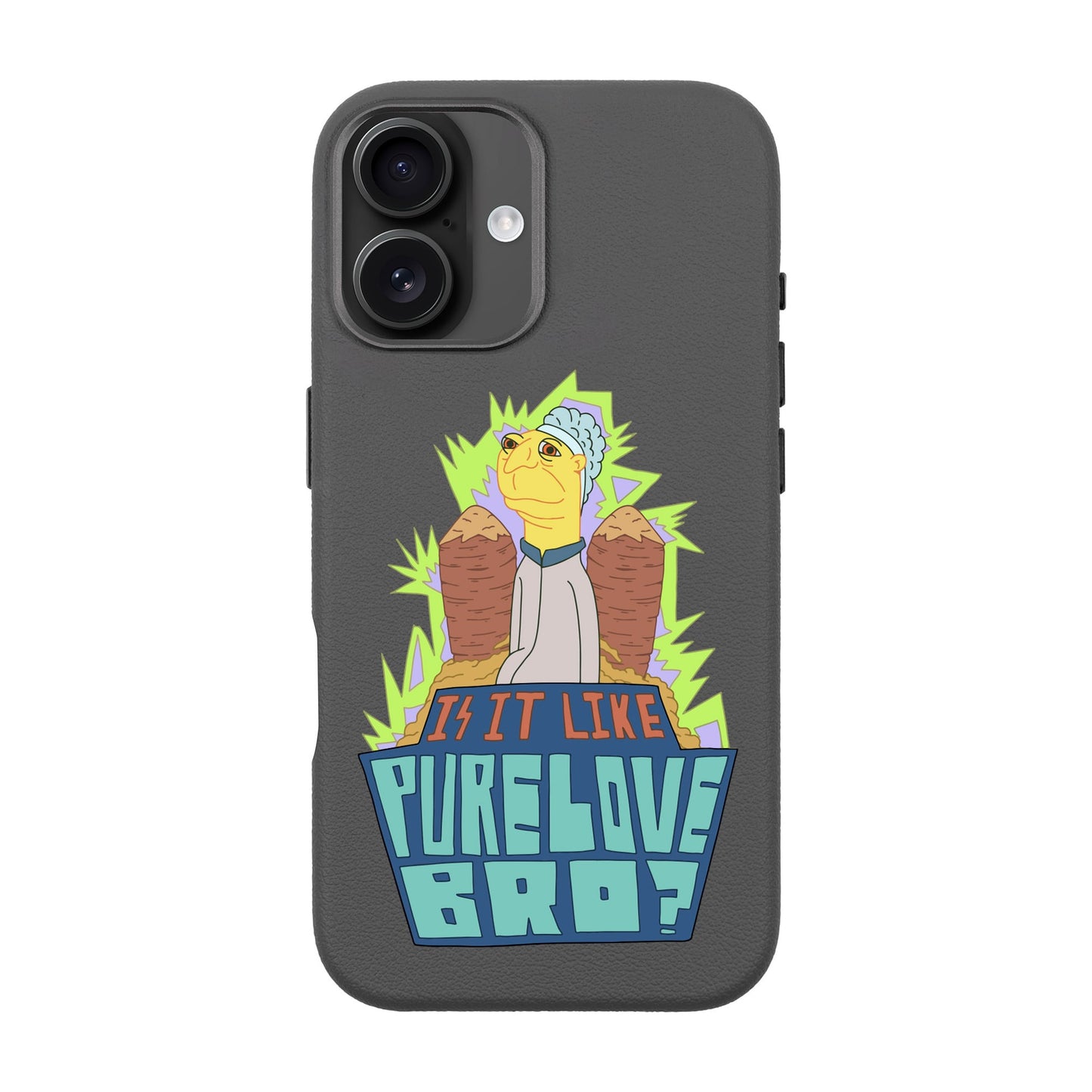 PURE LOVE-iPhone 16 Plus Leather Premium Kılıf MagSafe Özellikli