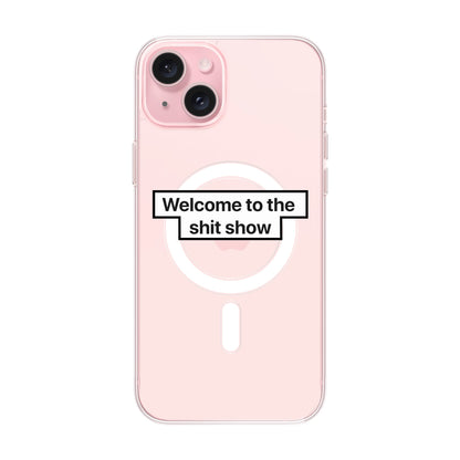 WELCOME-iPhone 15 Plus Solid Kılıf MagSafe Özellikli