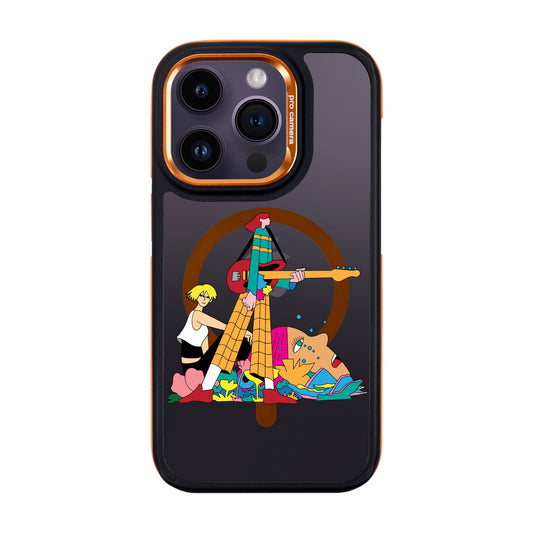 HER BAND-iPhone 14 Pro Dark Kılıf MagSafe Özellikli