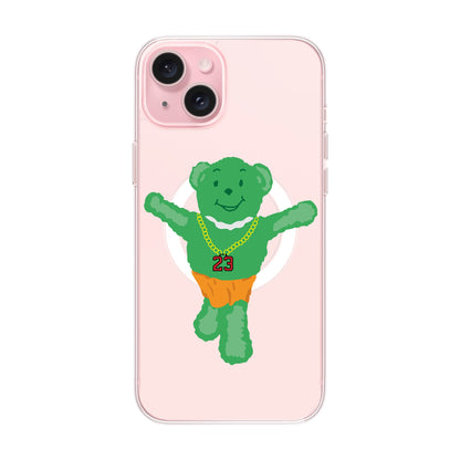 GREEN BEAR-iPhone 15 Plus Solid Kılıf MagSafe Özellikli