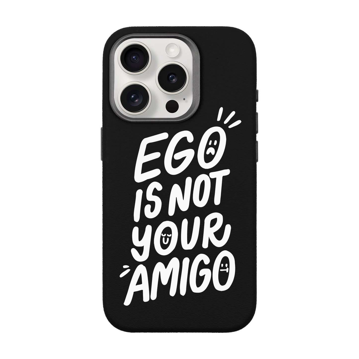 EGO-iPhone 15 Pro Leather Premium Kılıf MagSafe Özellikli