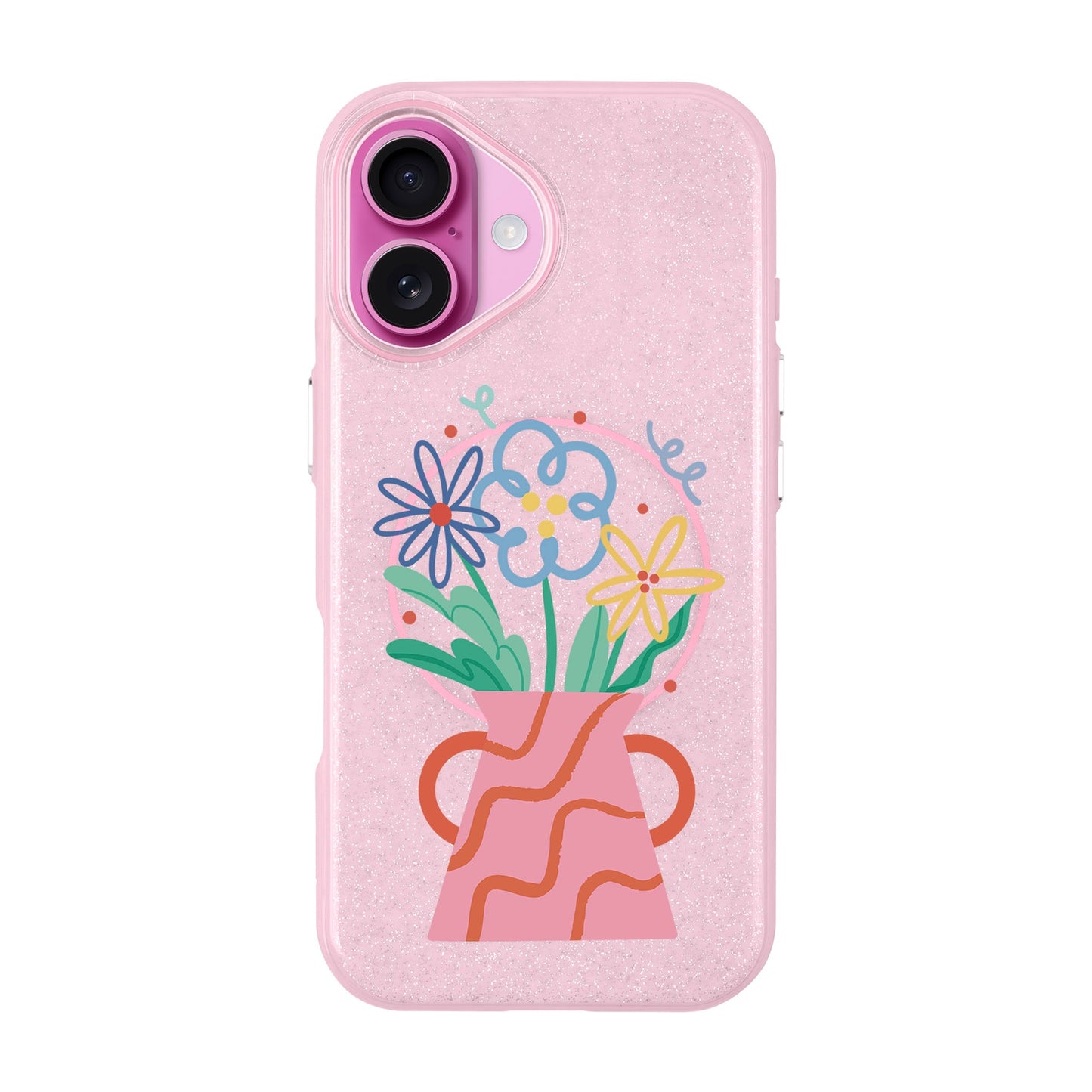 PINK VASE-iPhone 16 Radiant Kılıf MagSafe Özellikli