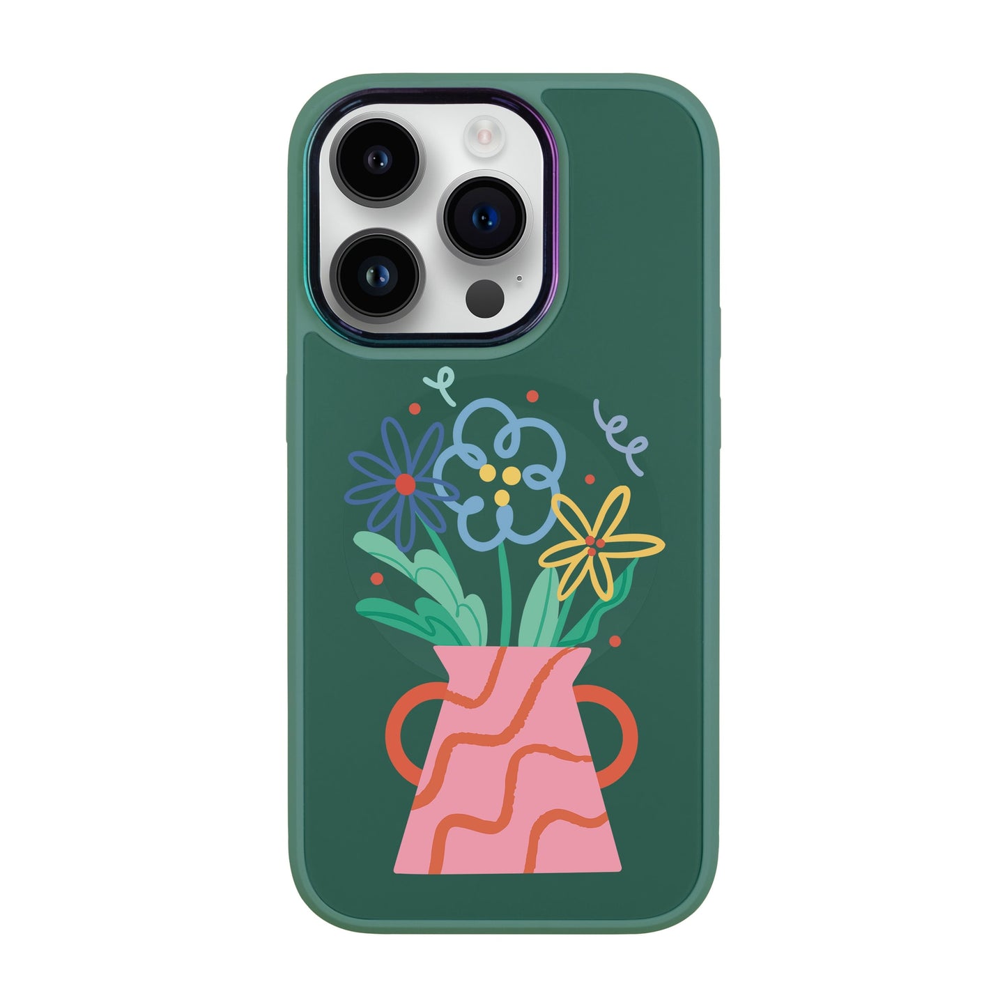 PINK VASE-iPhone 13 Pro Vigor Kılıf MagSafe Özellikli