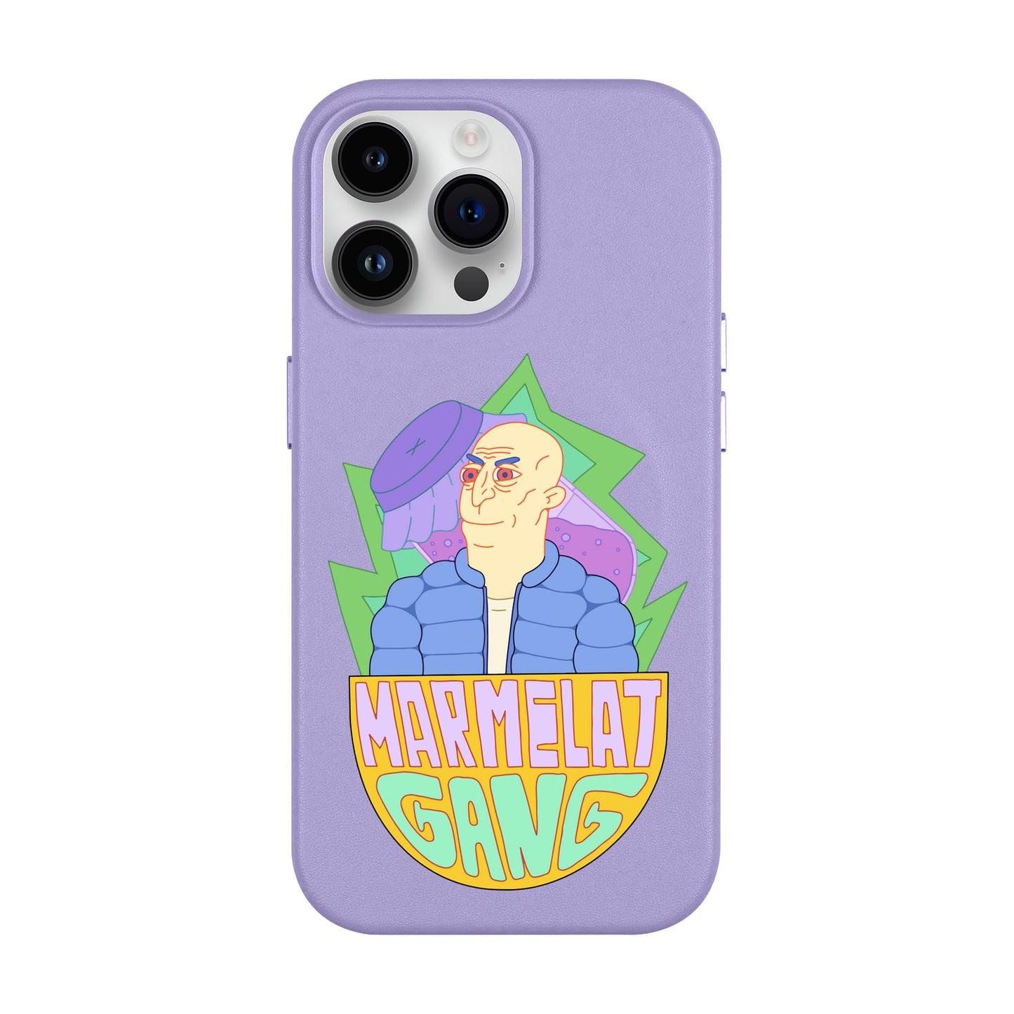 MARMELAT GANG-iPhone 14 Pro Max Leather Kılıf MagSafe Özellikli
