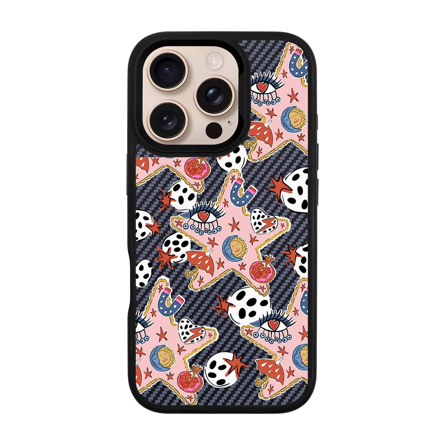 DURUSKO-iPhone 16 Pro Plaid Kılıf MagSafe Özellikli