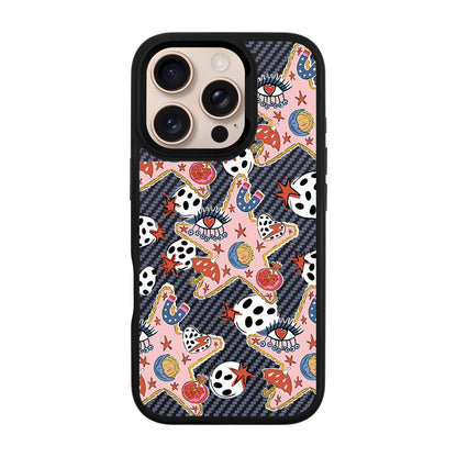 DURUSKO-iPhone 16 Pro Plaid Kılıf MagSafe Özellikli