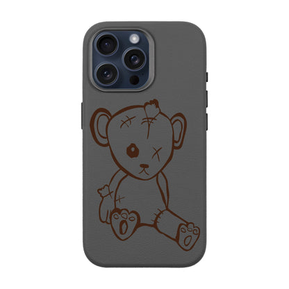 BABY BEAR-iPhone 15 Pro Max Leather Premium Kılıf MagSafe Özellikli