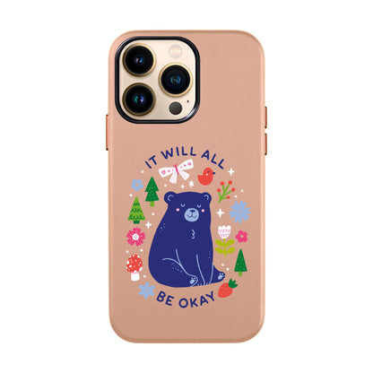 BE OKAY-iPhone 14 Leather Kılıf