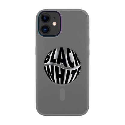 BLACK WHITE-Vigor Kılıf MagSafe Özellikli - iPhone 11