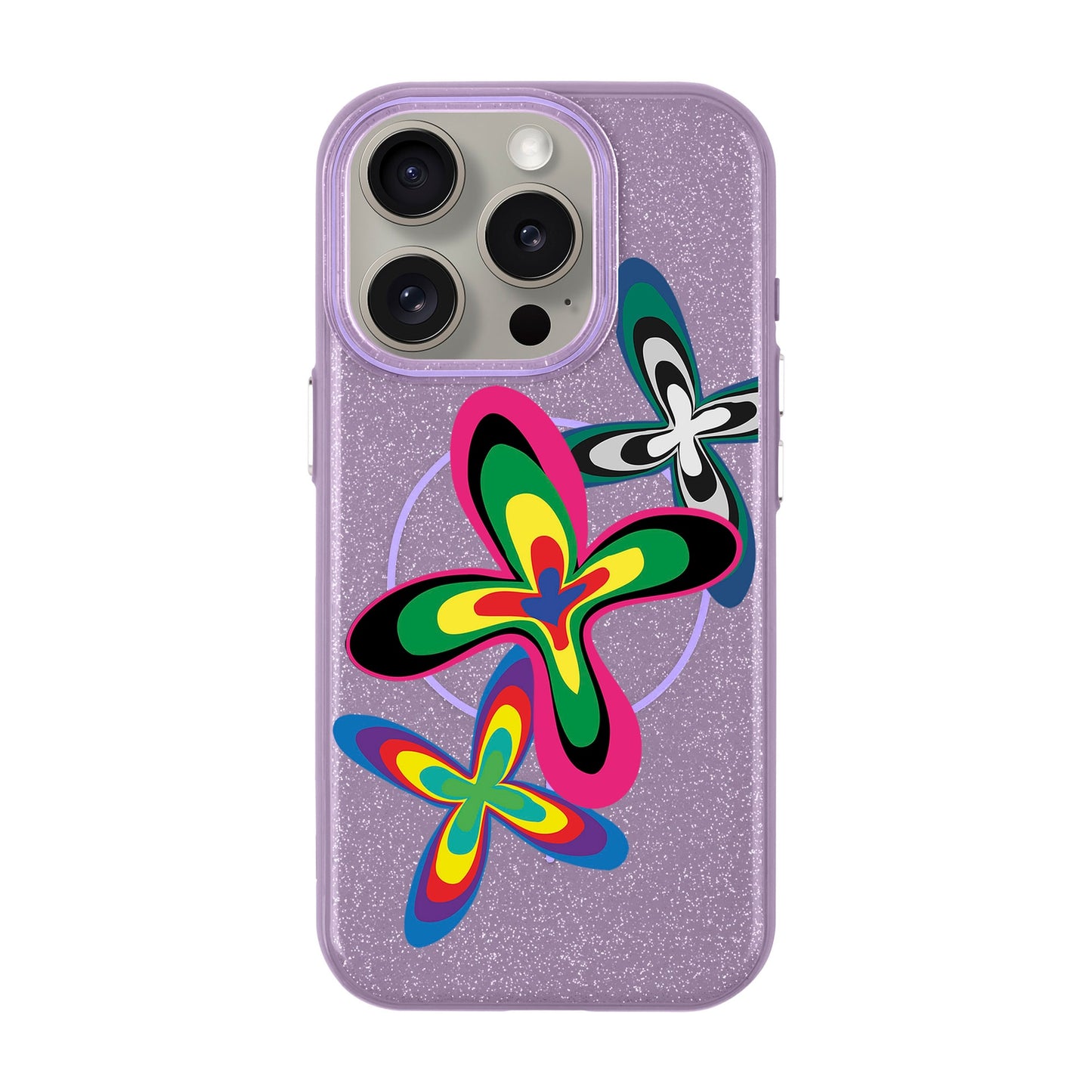 COLOR FLOWER-Radiant Kılıf MagSafe Özellikli - iPhone 15 Pro