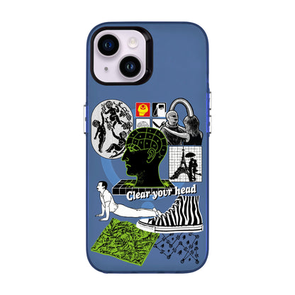 CLEAR YOUR HEAD-iPhone 14 Hold Kılıf MagSafe Özellikli