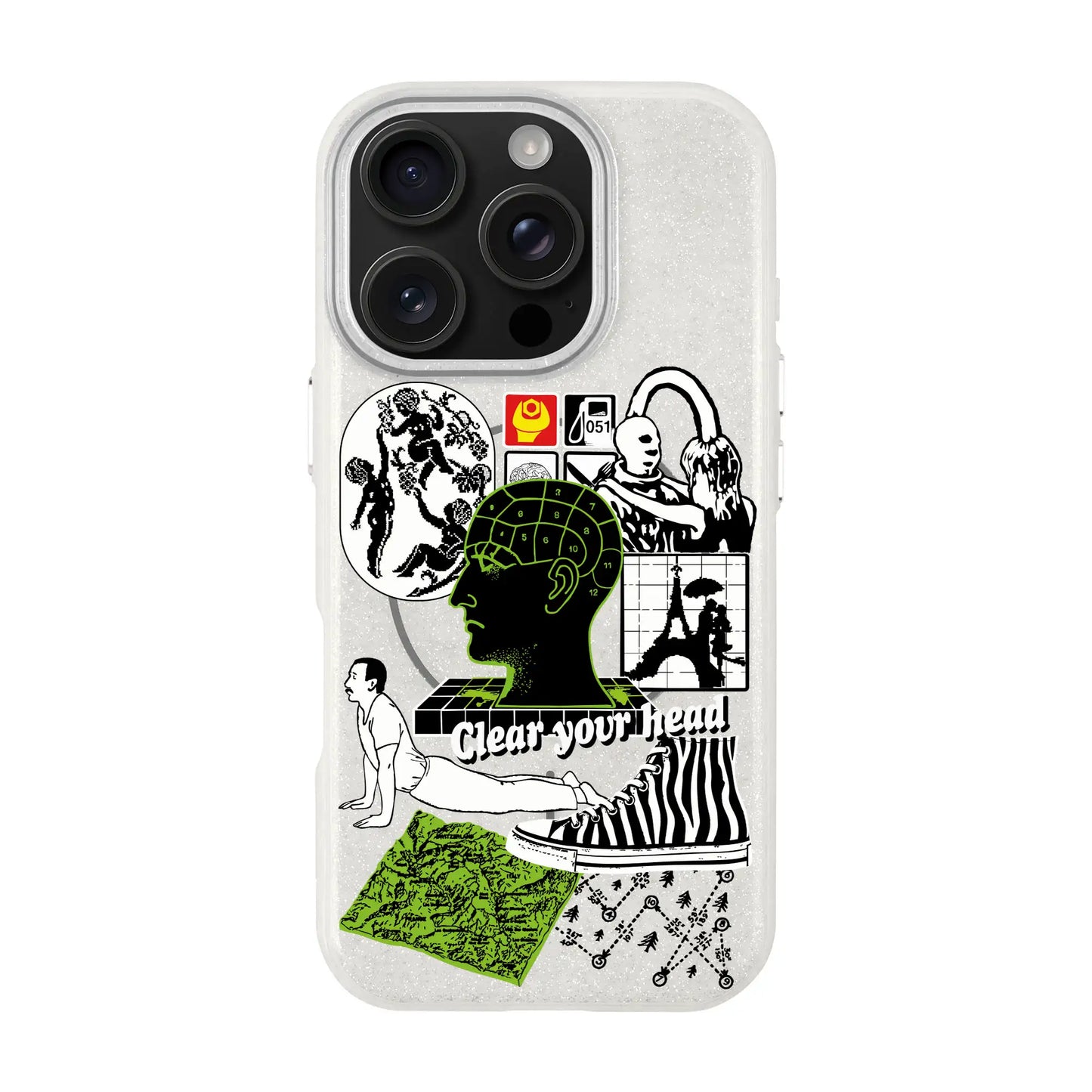 CLEAR YOUR HEAD-iPhone 16 Pro Radiant Kılıf MagSafe Özellikli