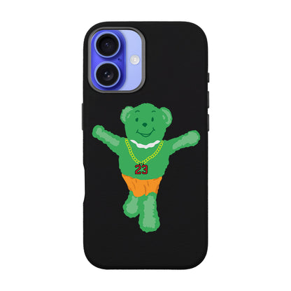 GREEN BEAR-iPhone 16 Leather Premium Kılıf MagSafe Özellikli