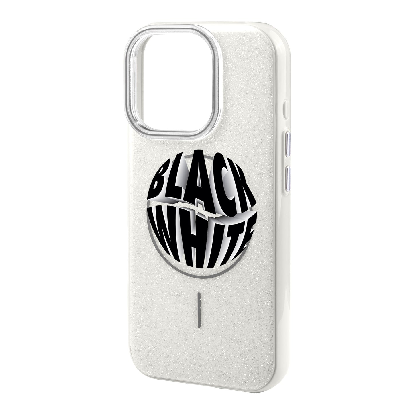 BLACK WHITE-iPhone 16 Pro Max Radiant Kılıf MagSafe Özellikli