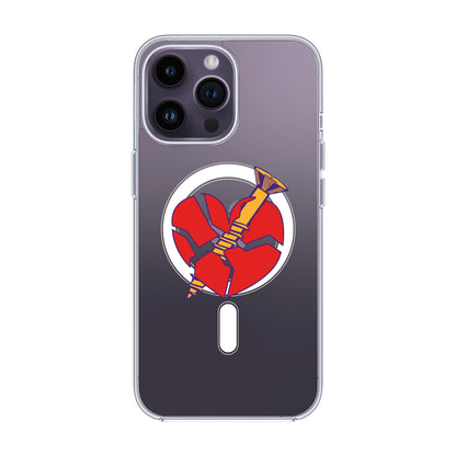 BROKEN HEART-iPhone 14 Pro Max Solid Kılıf MagSafe Özellikli
