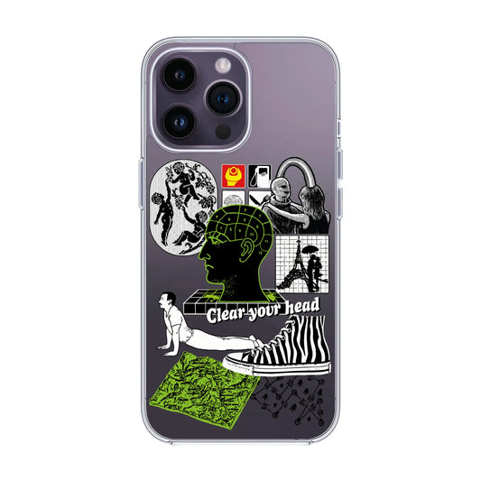CLEAR YOUR HEAD-iPhone 14 Pro Max Solid Kılıf