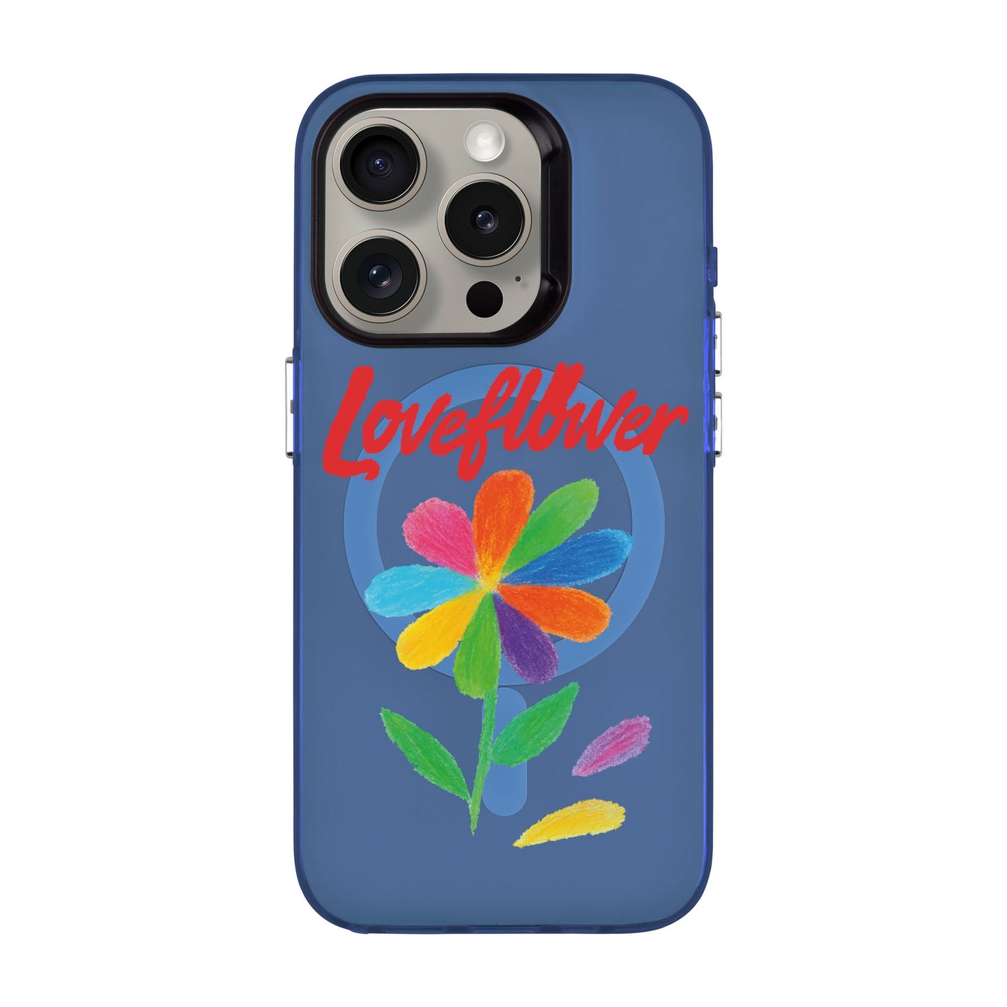 LOVE FLOWER-iPhone 15 Pro Hold Kılıf MagSafe Özellikli
