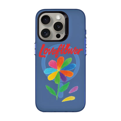 LOVE FLOWER-iPhone 15 Pro Hold Kılıf MagSafe Özellikli