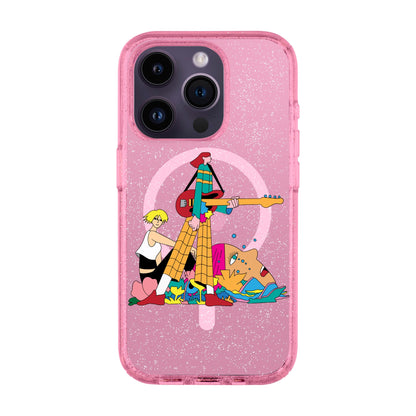 HER BAND-iPhone 14 Pro Shiny Kılıf MagSafe Özellikli