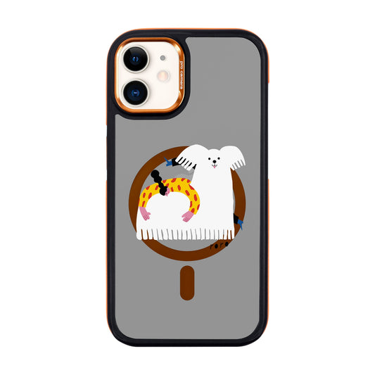 FANCY DOG-iPhone 11 Dark Kılıf MagSafe Özellikli