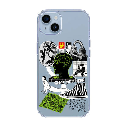 CLEAR YOUR HEAD-iPhone 14 Plus Solid Kılıf MagSafe Özellikli