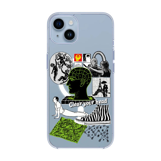 CLEAR YOUR HEAD-iPhone 14 Plus Solid Kılıf MagSafe Özellikli