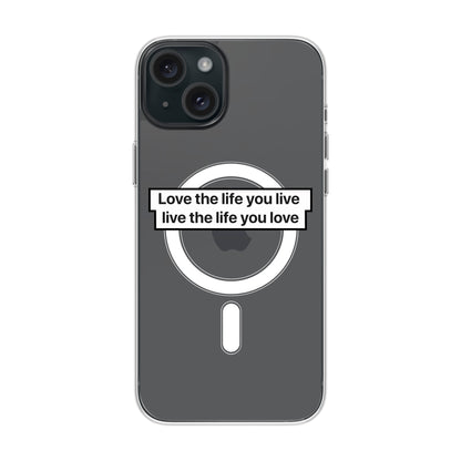 LOVE THE LIFE-iPhone 15 Plus Solid Kılıf MagSafe Özellikli