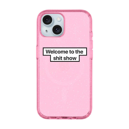 WELCOME-iPhone 15 Plus Shiny Kılıf MagSafe Özellikli