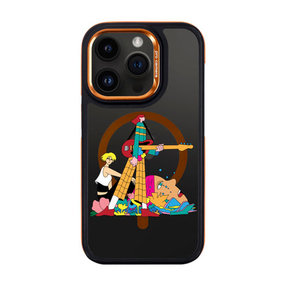 HER BAND-iPhone 14 Pro Dark Kılıf MagSafe Özellikli
