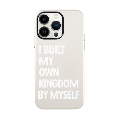 KINGDOM-iPhone 13 Pro Max Leather Kılıf