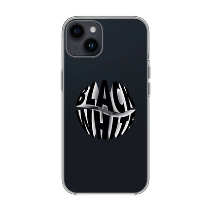 BLACK WHITE-iPhone 14 Plus Solid Kılıf