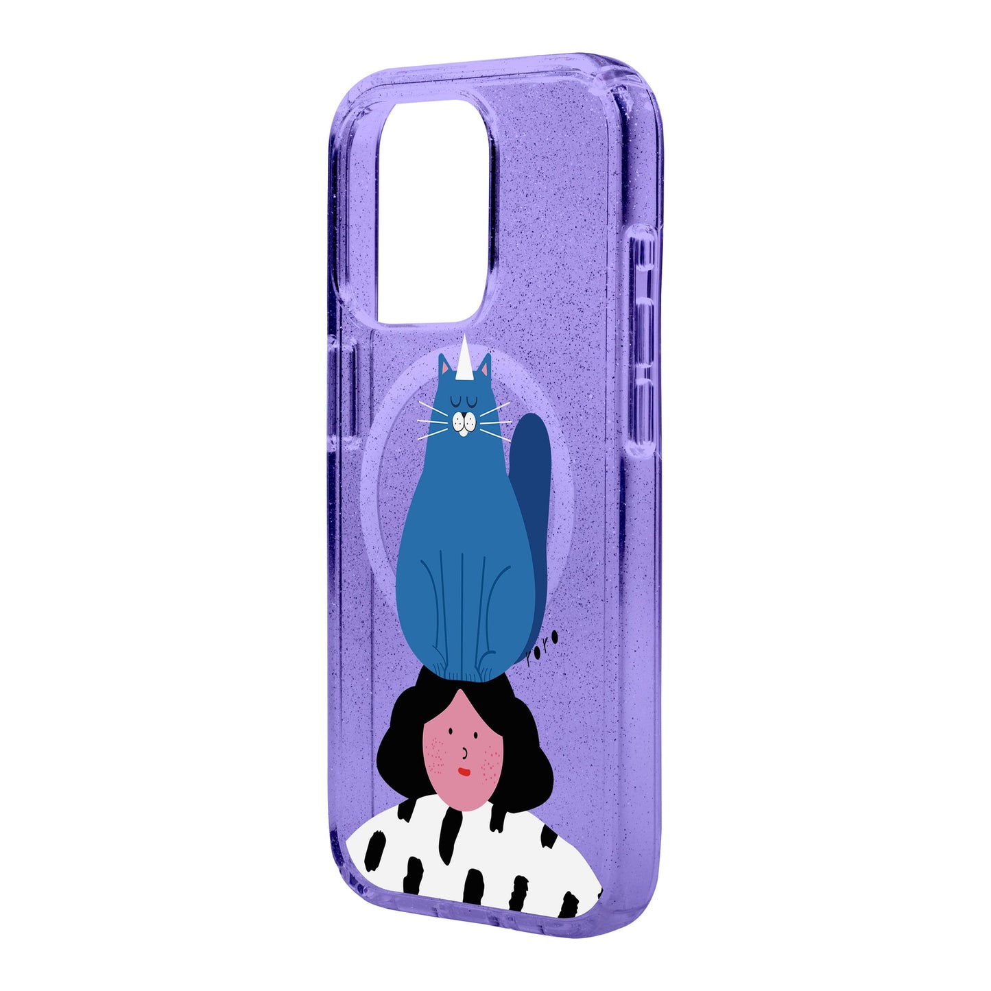 NAUGHTY CAT-iPhone 15 Pro Max Shiny Kılıf MagSafe Özellikli